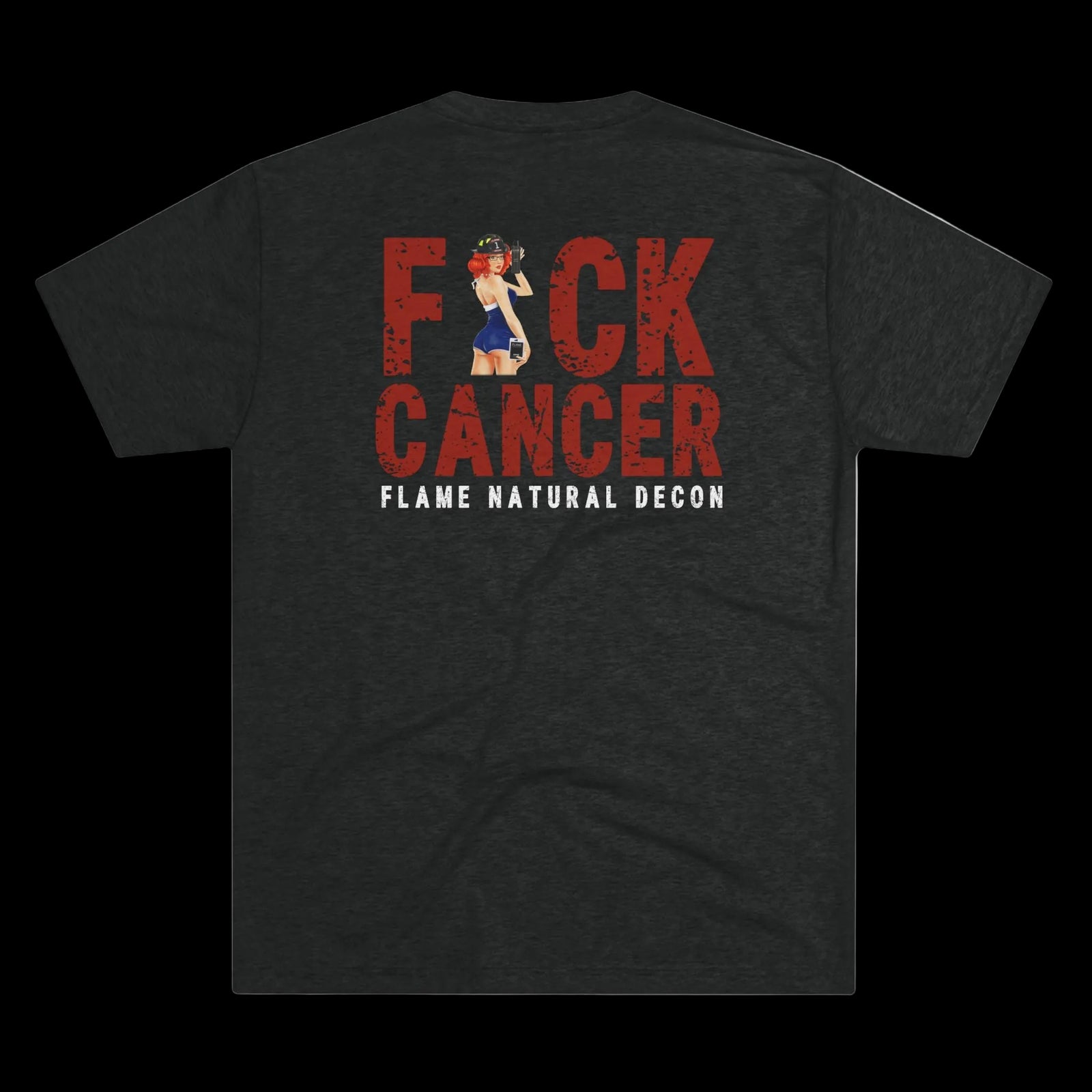 F*ck Cancer Unisex Tri-Blend Logo Tee