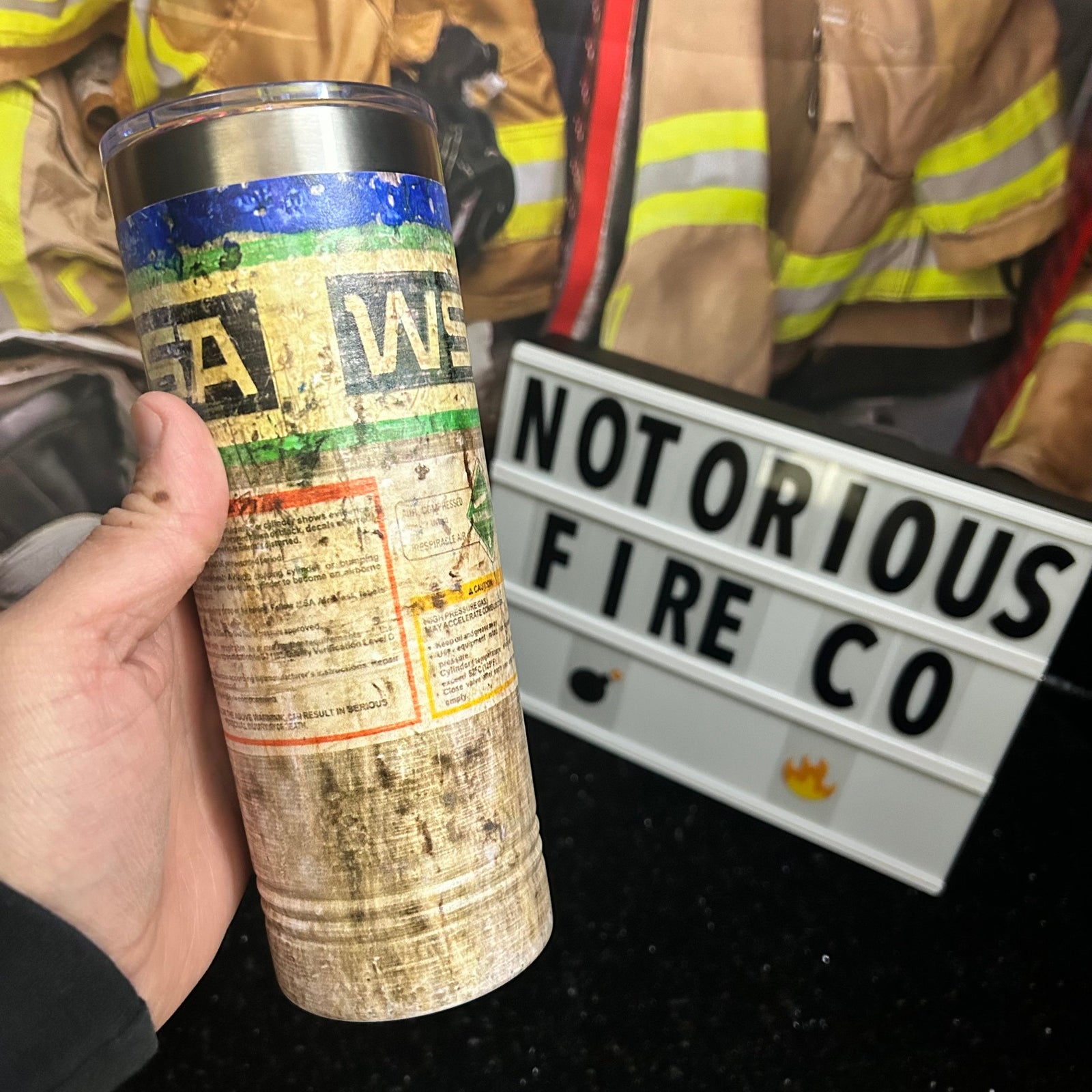 WSA SCBA Stainless Steel Tumbler