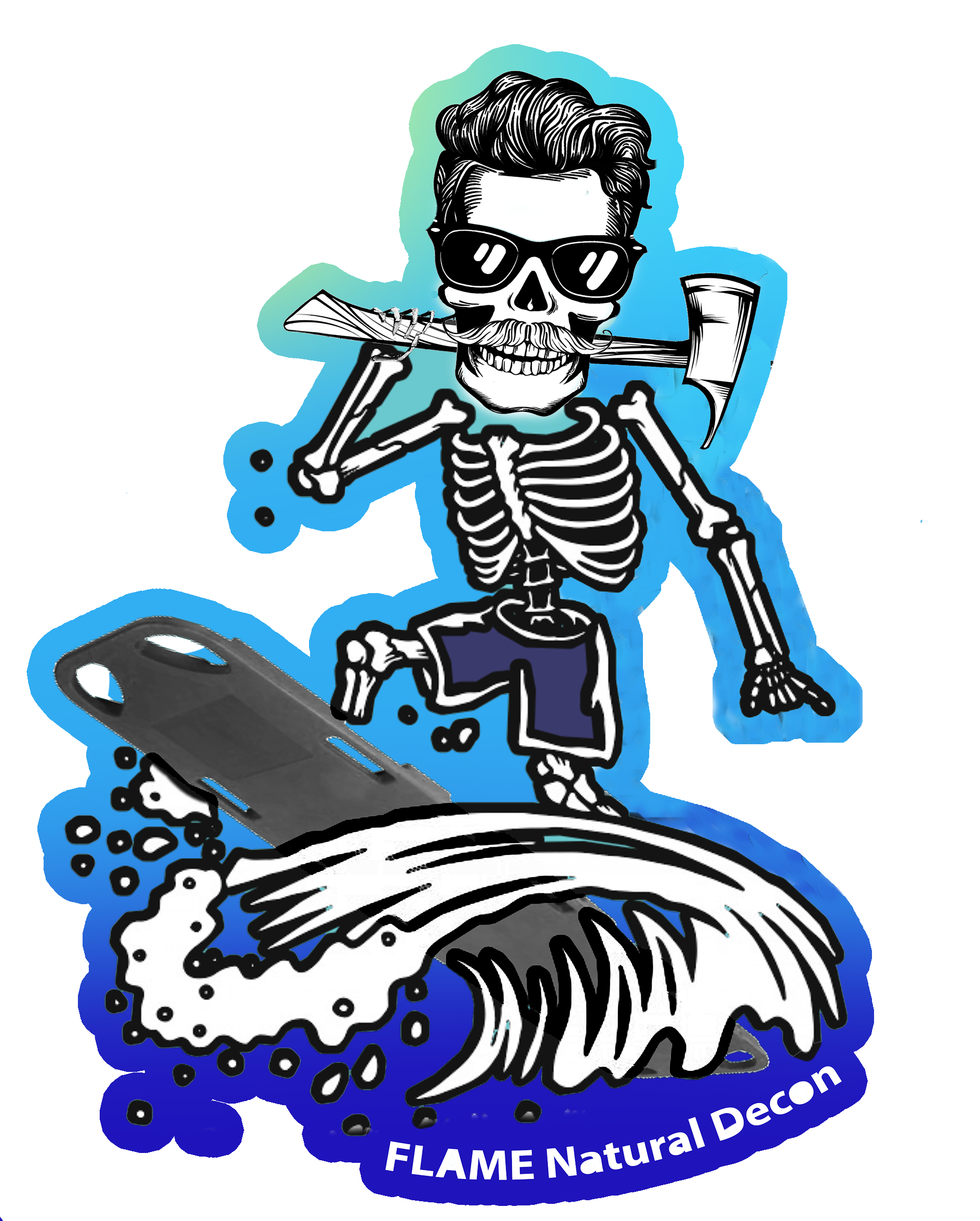 Surf'in USA Stickers