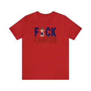 Fuck Cancer Pinup Jersey Short Sleeve Tee (5 Color Options)