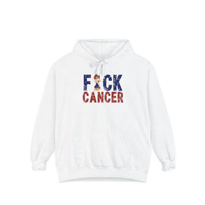 Fuck Cancer Pinup Heavy-fabric Hoodie