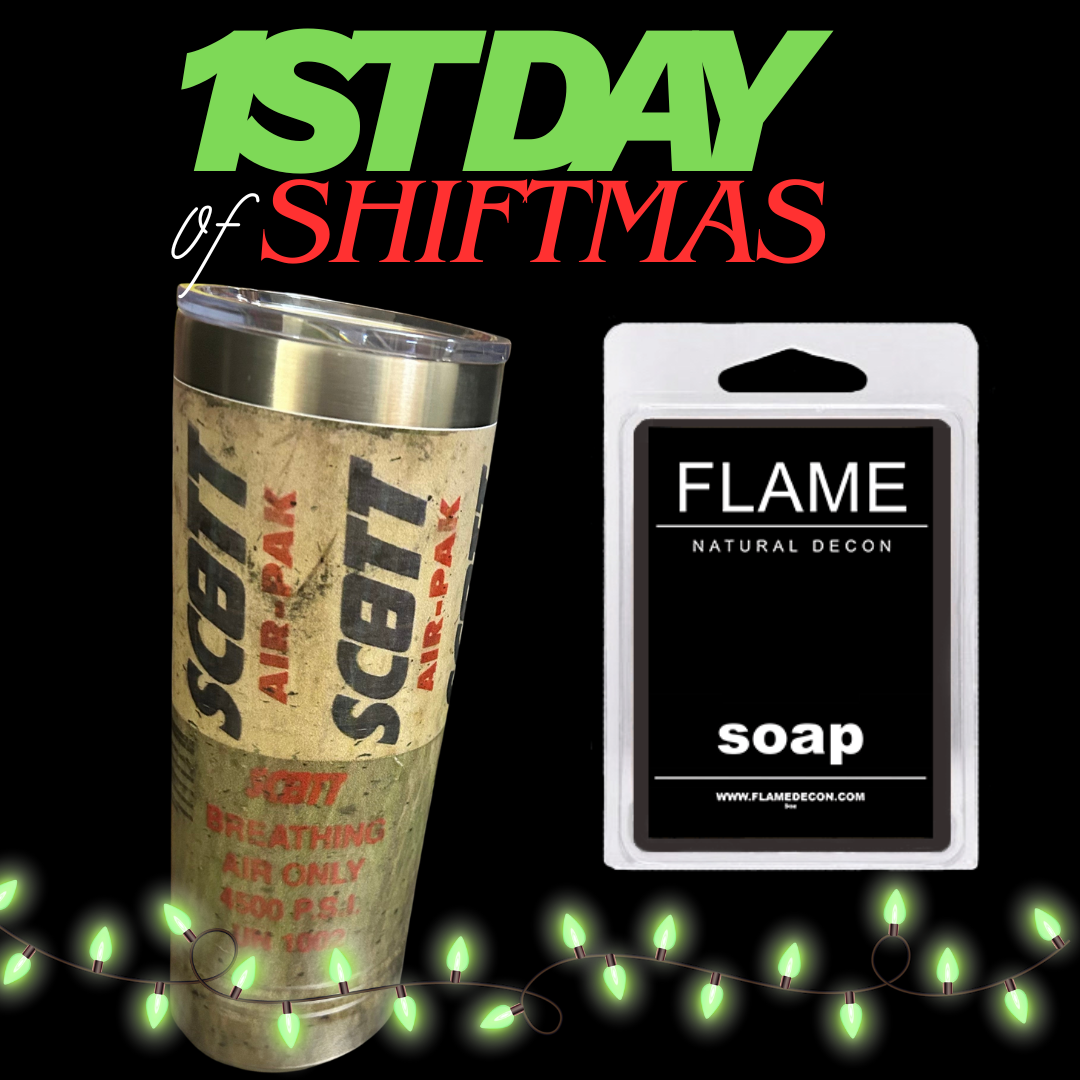 1st Day of Shiftmas - 22oz Sc8tt SCBA Tumbler & Soap