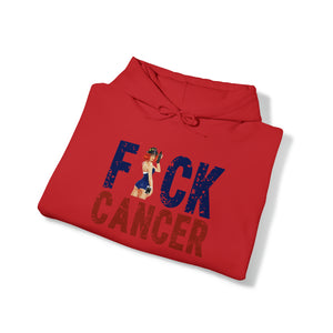 Fuck Cancer Pinup Hoodie (6 Color Options)