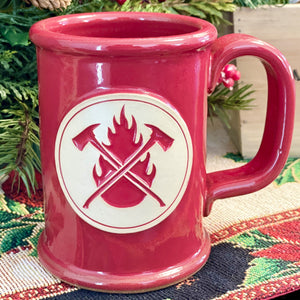 Red Flame & Axes Mugs