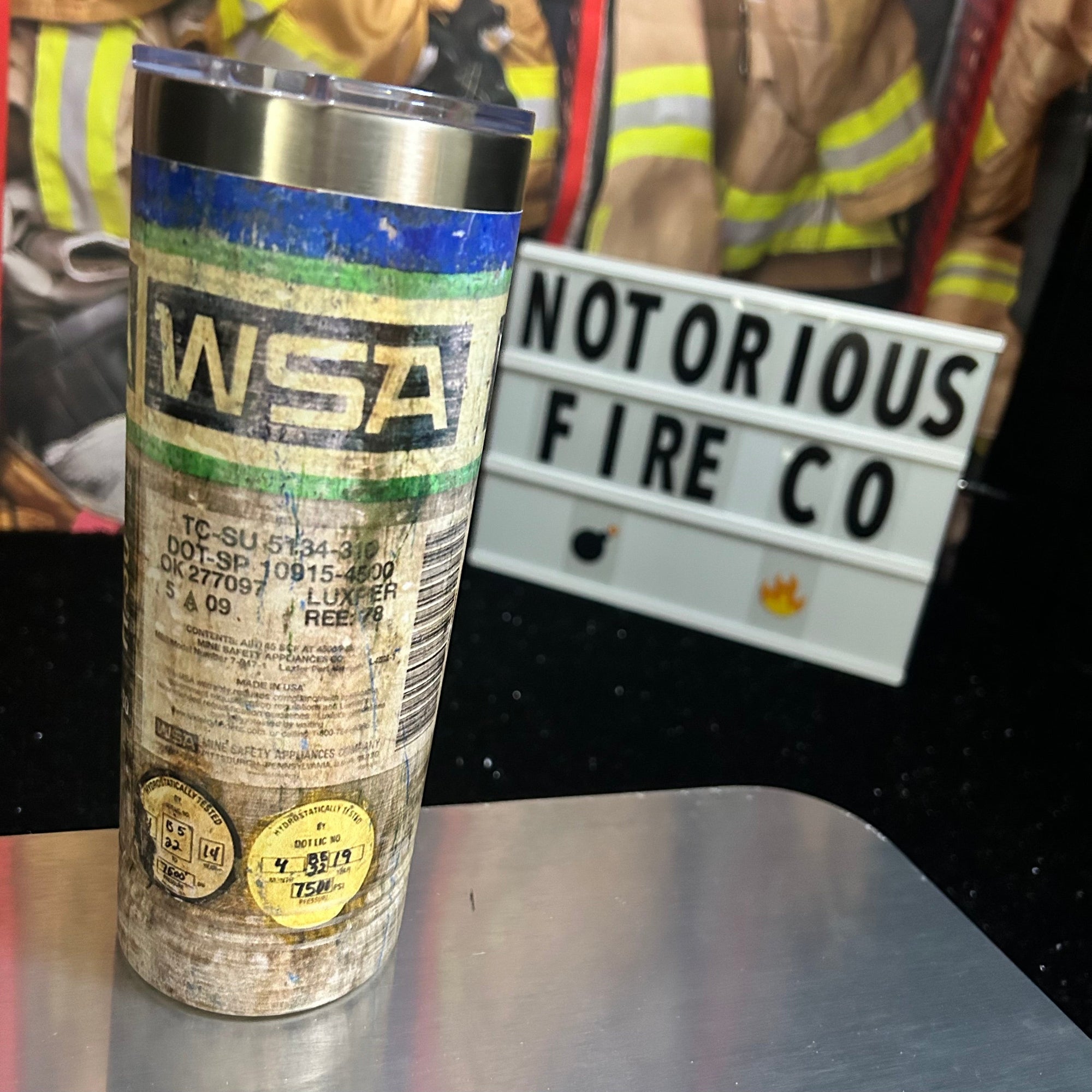 WSA SCBA Stainless Steel Tumbler