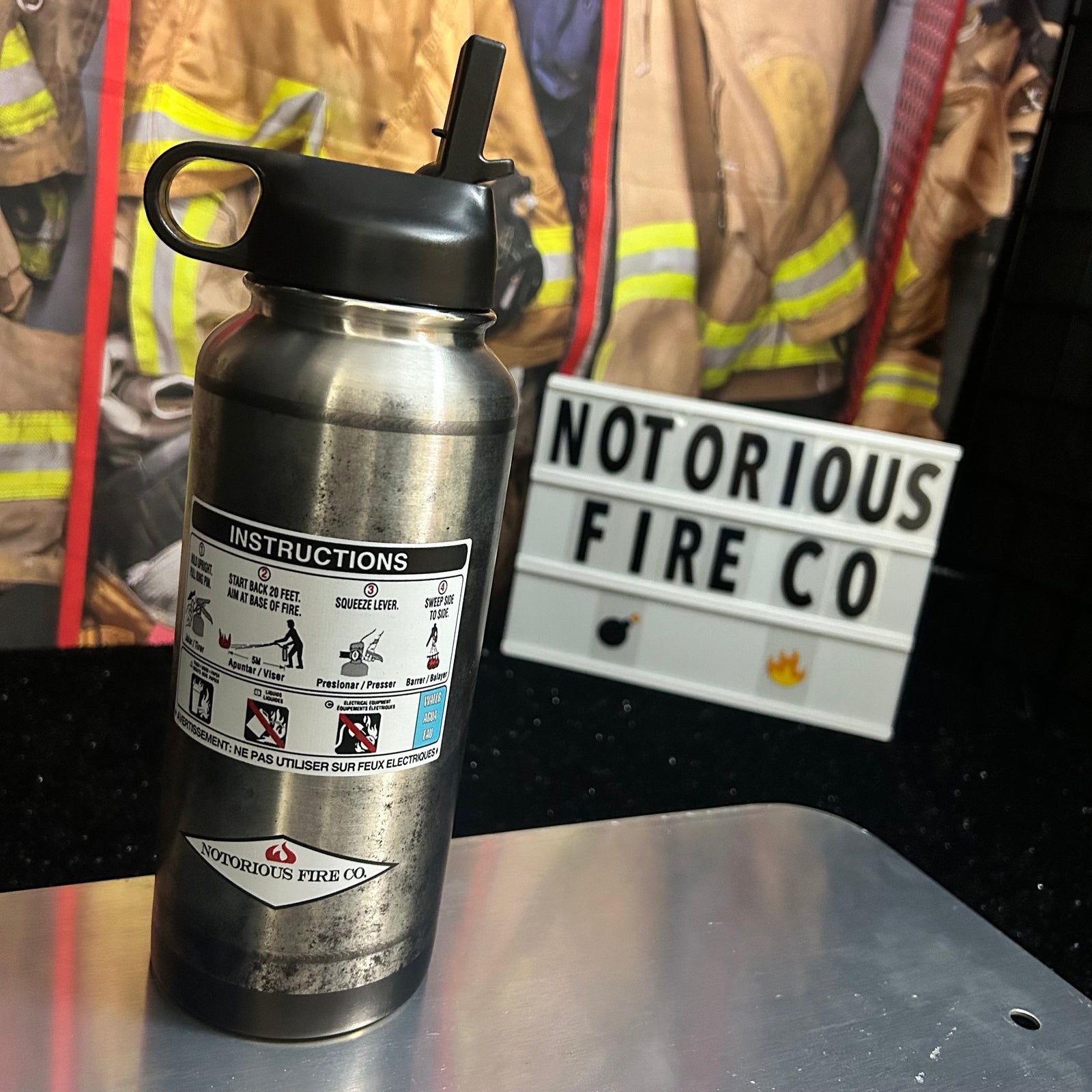 APW 32oz Stainless Steel Water Bottle