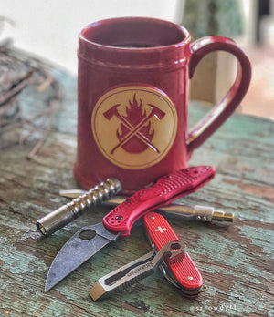 Red Flame & Axes Mugs