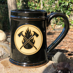 Black Flame & Axes Mugs