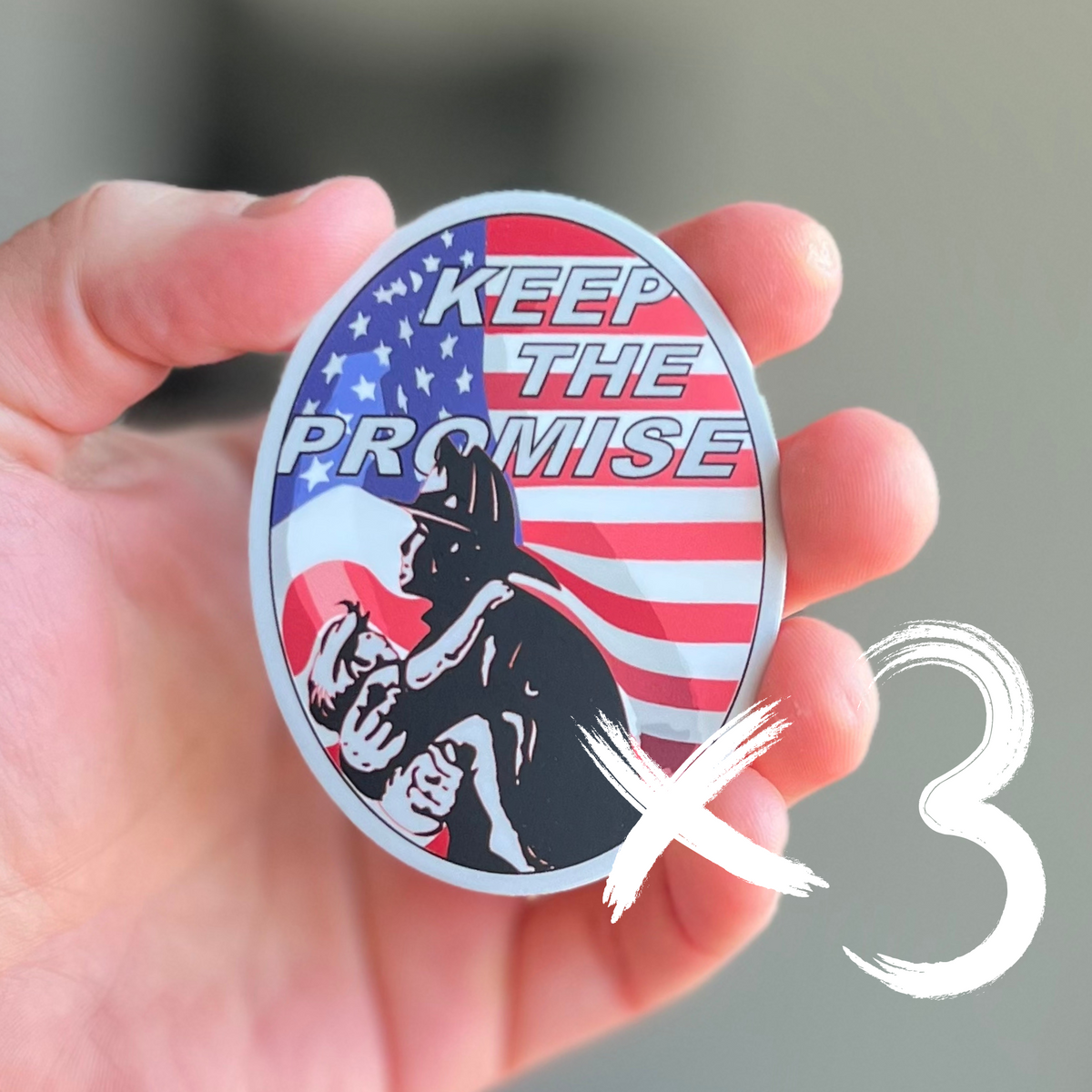 KtP Sticker - All-American (Bundle of 3)