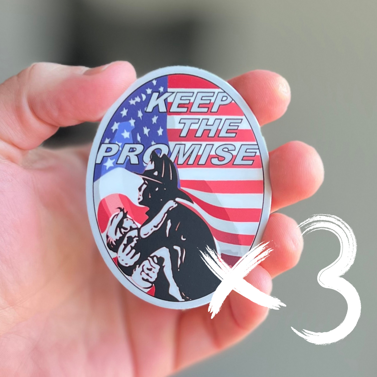 KtP Sticker - All-American (Bundle of 3)