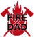 Fire Dad Sticker