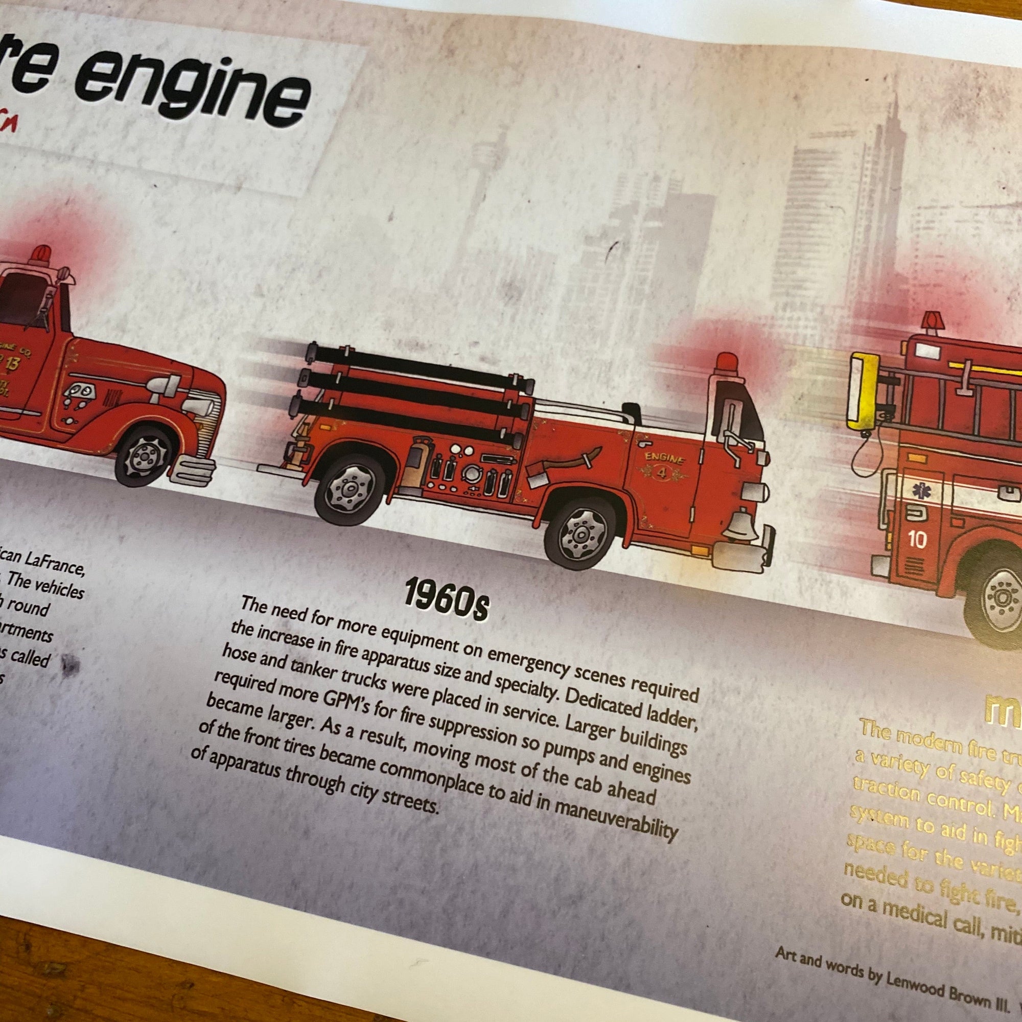 Evolution of the Fire Engine Print