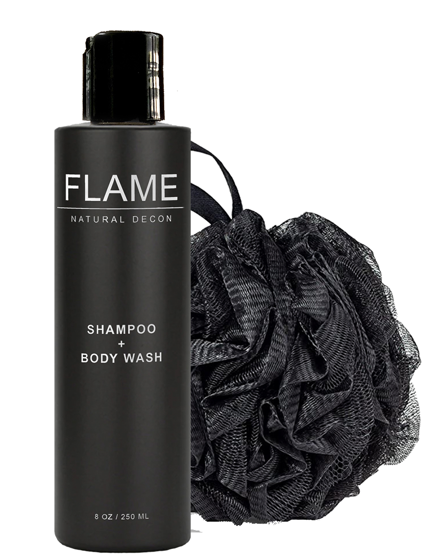 Shampoo + Body Wash &amp; The Loofah