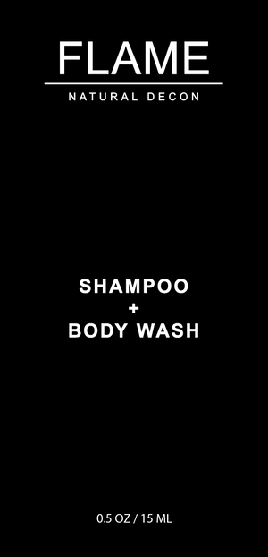 Shampoo + Body Wash 0.5 OZ Packs