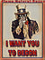 I Want You to Decon Sticker