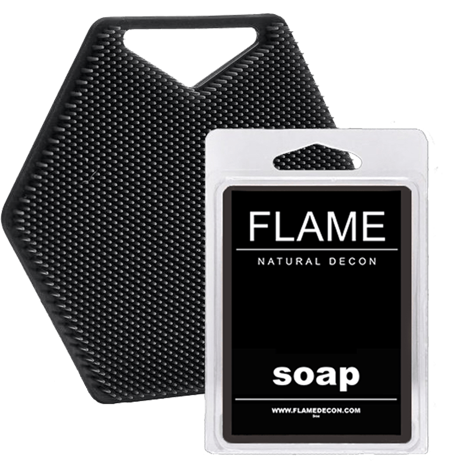 Firefighter Soap + The Body Scrubber - FLAME Natural Decon